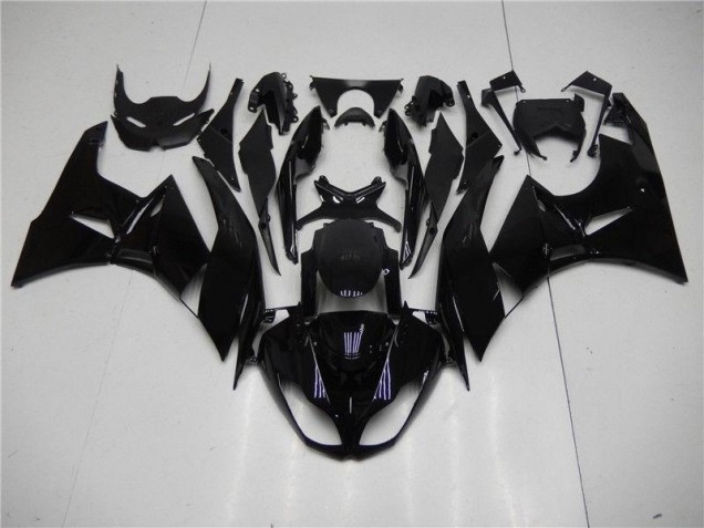 Glossy Black 2009-2012 Kawasaki ZX6R Motorcycle Fairings Glossy Black 2009-2012 Kawasaki ZX6R Motorcycle Fairings