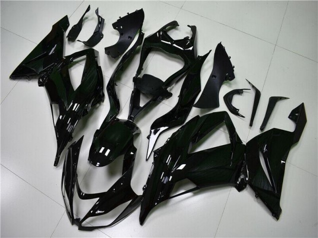 Glossy Black 2013-2018 Kawasaki ZX6R Motorcycle Fairings