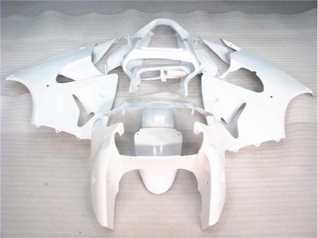 Glossy White 2000-2002 Kawasaki ZX6R Motorcycle Fairings Glossy White 2000-2002 Kawasaki ZX6R Motorcycle Fairings