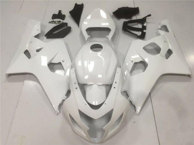 Glossy White 2004-2005 Suzuki GSXR 600/750 Motorcycle Fairings Glossy White 2004-2005 Suzuki GSXR 600/750 Motorcycle Fairings