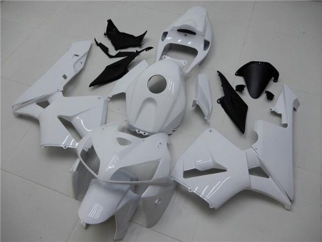 Glossy White 2005-2006 Honda CBR600RR Motorcycle Fairings Glossy White 2005-2006 Honda CBR600RR Motorcycle Fairings