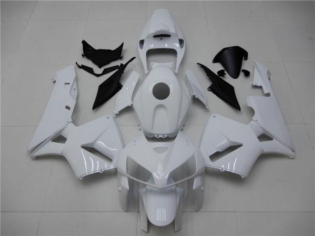 Glossy White 2005-2006 Honda CBR600RR Motorcycle Fairings Glossy White 2005-2006 Honda CBR600RR Motorcycle Fairings