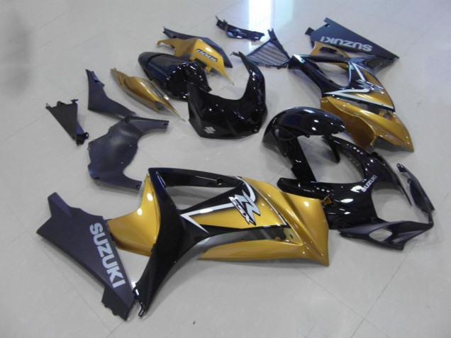 Gold Black 2007-2008 Suzuki GSXR 1000 Motorcycle Fairings Gold Black 2007-2008 Suzuki GSXR 1000 Motorcycle Fairings