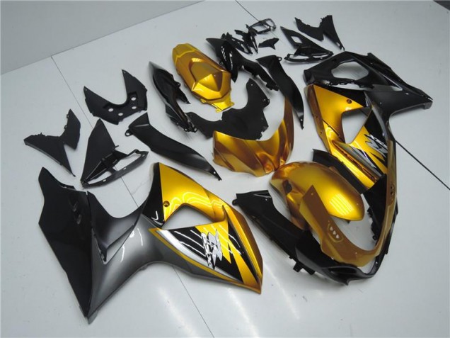 Golden Black 2009-2016 Suzuki GSXR 1000 Motorcycle Fairings Golden Black 2009-2016 Suzuki GSXR 1000 Motorcycle Fairings