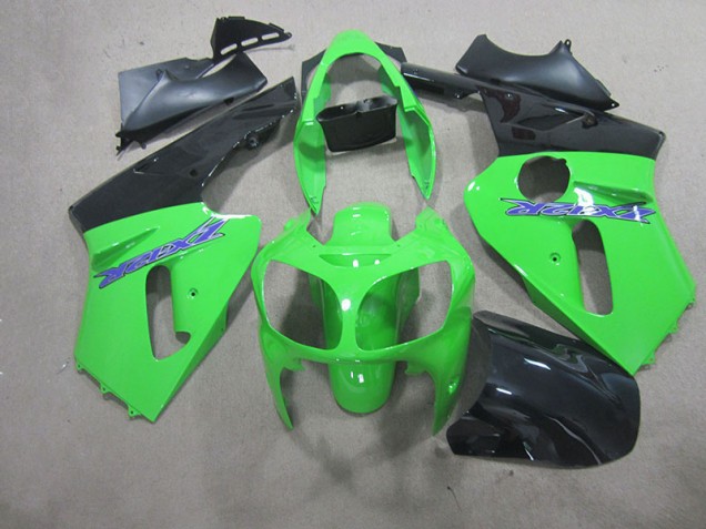 Green 2000-2001 Kawasaki ZX12R Motorcycle Fairing Green 2000-2001 Kawasaki ZX12R Motorcycle Fairing