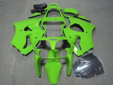 Green 2000-2002 Kawasaki ZX6R Motorcycle Bodywork