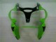Green 2000-2002 Kawasaki ZX6R Motorcycle Fairings Green 2000-2002 Kawasaki ZX6R Motorcycle Fairings