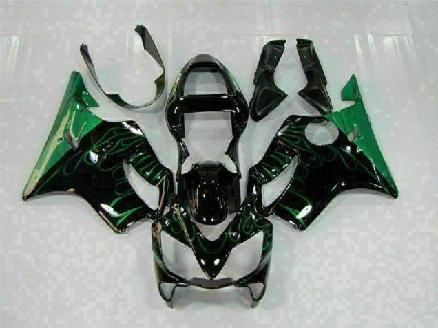 Green 2001-2003 Honda CBR600 F4i Motorcycle Fairings Green 2001-2003 Honda CBR600 F4i Motorcycle Fairings