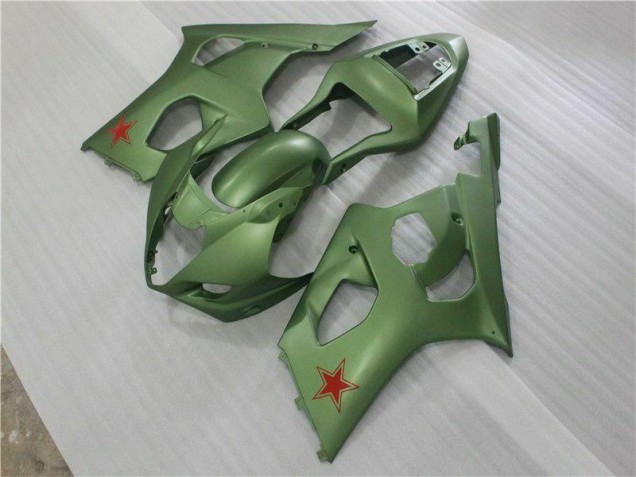 Green 2003-2004 Suzuki GSXR 1000 Motorcycle Fairings Green 2003-2004 Suzuki GSXR 1000 Motorcycle Fairings