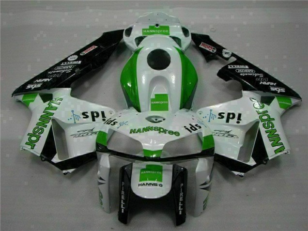 Green 2005-2006 Honda CBR600RR Motorcycle Fairings Green 2005-2006 Honda CBR600RR Motorcycle Fairings
