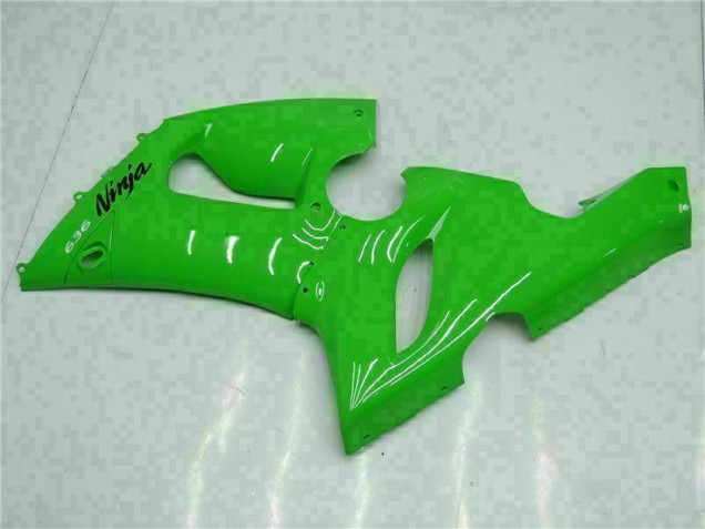 Green 2005-2006 Kawasaki ZX6R Full Motorcycle Fairing Kits Green 2005-2006 Kawasaki ZX6R Full Motorcycle Fairing Kits