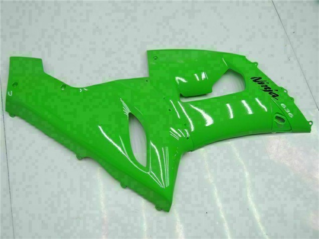 Green 2005-2006 Kawasaki ZX6R Full Motorcycle Fairing Kits Green 2005-2006 Kawasaki ZX6R Full Motorcycle Fairing Kits
