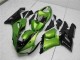 Green 2005-2006 Kawasaki ZX6R Motorcycle Fairing Kits & Plastic Green 2005-2006 Kawasaki ZX6R Motorcycle Fairing Kits & Plastic