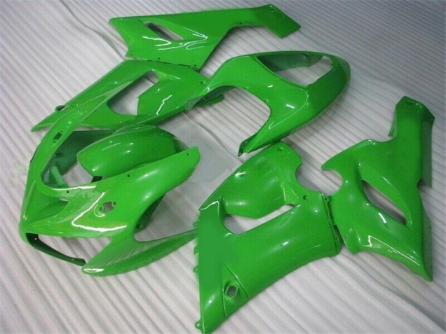 Green 2005-2006 Kawasaki ZX6R Motorcycle Fairing Green 2005-2006 Kawasaki ZX6R Motorcycle Fairing