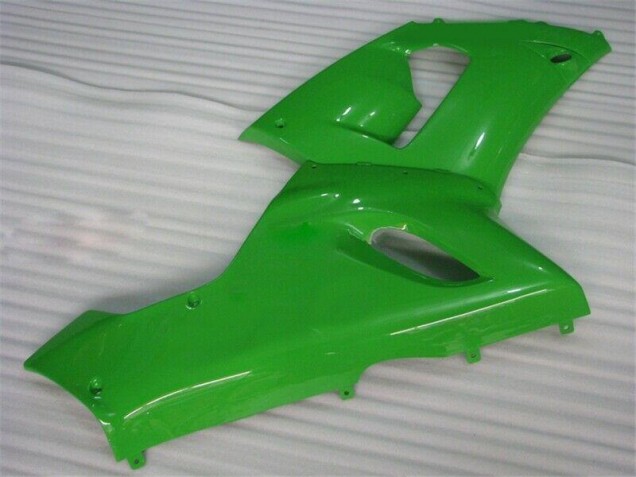 Green 2005-2006 Kawasaki ZX6R Motorcycle Fairing Green 2005-2006 Kawasaki ZX6R Motorcycle Fairing