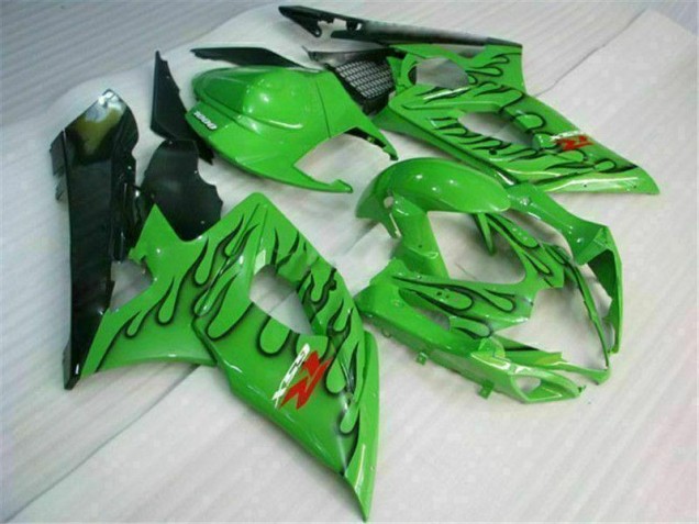 Green 2005-2006 Suzuki GSXR 1000 Motorcycle Fairings Green 2005-2006 Suzuki GSXR 1000 Motorcycle Fairings