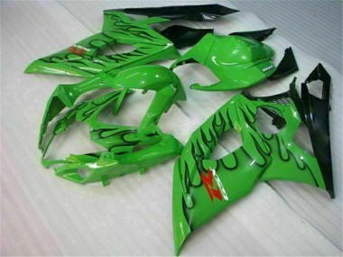 Green 2005-2006 Suzuki GSXR 1000 Motorcycle Fairings