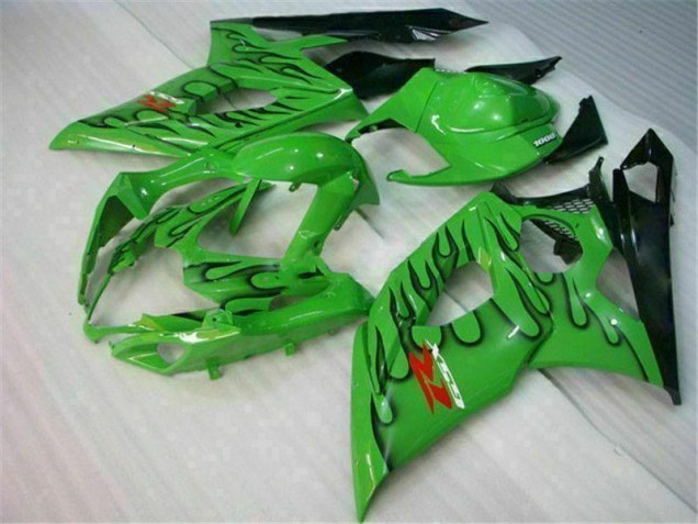Green 2005-2006 Suzuki GSXR 1000 Motorcycle Fairings Green 2005-2006 Suzuki GSXR 1000 Motorcycle Fairings