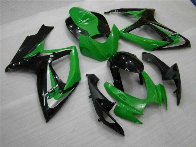Green 2006-2007 Suzuki GSXR 600/750 Motorcycle Fairings Green 2006-2007 Suzuki GSXR 600/750 Motorcycle Fairings