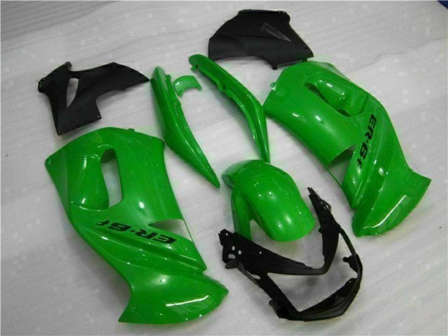 Green 2006-2008 Kawasaki EX650 Motorcycle Fairings