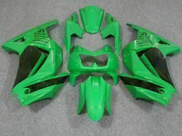 Green 2008-2012 Kawasaki EX250 Motorcycle Fairings Green 2008-2012 Kawasaki EX250 Motorcycle Fairings