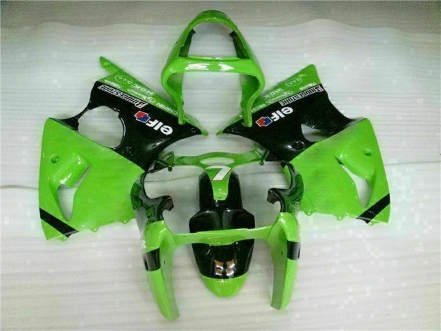 Green Black 2000-2002 Kawasaki ZX6R Full Motorcycle Fairing Kits Green Black 2000-2002 Kawasaki ZX6R Full Motorcycle Fairing Kits