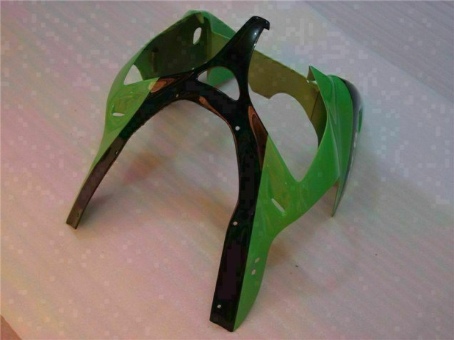 Green Black 2000-2002 Kawasaki ZX6R Motorcycle Bodywork Green Black 2000-2002 Kawasaki ZX6R Motorcycle Bodywork