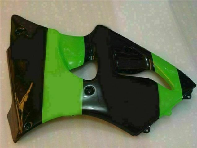 Green Black 2000-2002 Kawasaki ZX6R Motorcycle Bodywork Green Black 2000-2002 Kawasaki ZX6R Motorcycle Bodywork