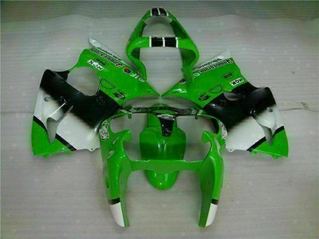Green Black 2000-2002 Kawasaki ZX6R Motorcycle Fairing & Bodywork Green Black 2000-2002 Kawasaki ZX6R Motorcycle Fairing & Bodywork