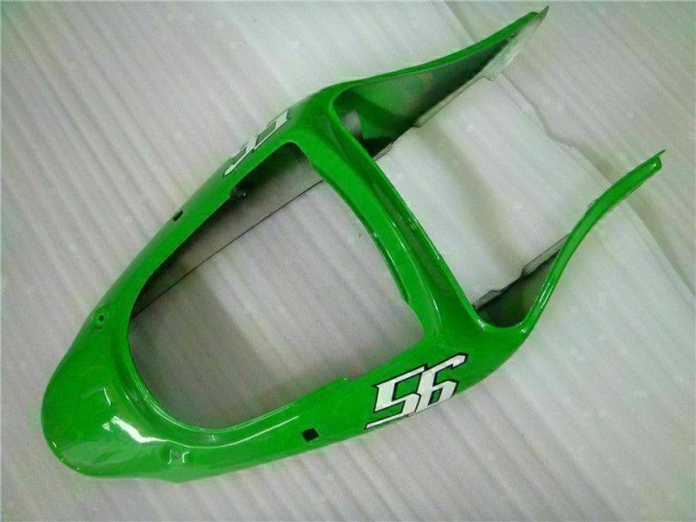 Green Black 2000-2002 Kawasaki ZX6R Motorcycle Fairing Kits & Plastic Green Black 2000-2002 Kawasaki ZX6R Motorcycle Fairing Kits & Plastic