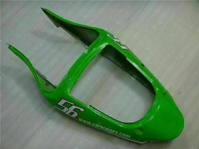 Green Black 2000-2002 Kawasaki ZX6R Motorcycle Fairing Green Black 2000-2002 Kawasaki ZX6R Motorcycle Fairing