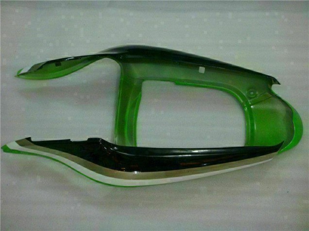 Green Black 2000-2002 Kawasaki ZX6R Motorcycle Fairing Green Black 2000-2002 Kawasaki ZX6R Motorcycle Fairing