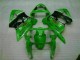 Green Black 2000-2002 Kawasaki ZX6R Motorcycle Fairing Green Black 2000-2002 Kawasaki ZX6R Motorcycle Fairing