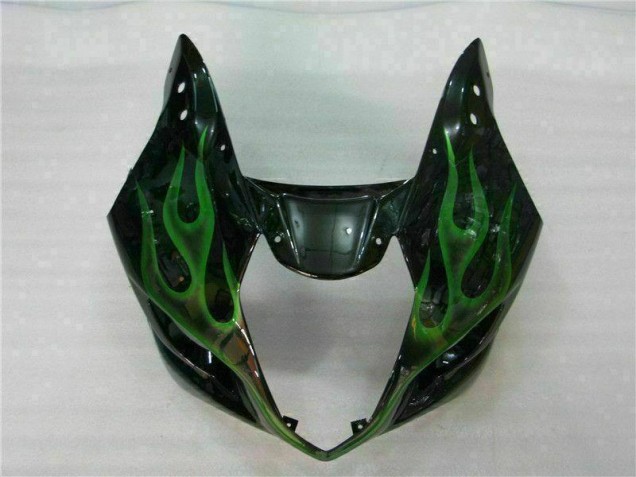 Green Black 2003-2004 Suzuki GSXR 1000 Motorcycle Fairings Green Black 2003-2004 Suzuki GSXR 1000 Motorcycle Fairings