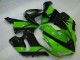 Green Black 2005-2006 Kawasaki ZX6R Motorcycle Fairings Green Black 2005-2006 Kawasaki ZX6R Motorcycle Fairings