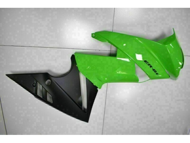 Green Black 2009-2011 Kawasaki EX650 Motorcycle Fairing Green Black 2009-2011 Kawasaki EX650 Motorcycle Fairing