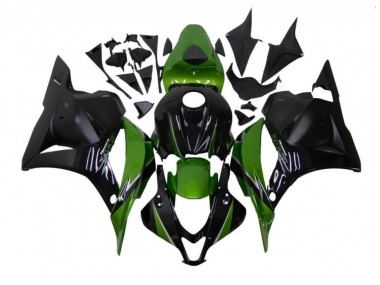 Green Black 2009-2012 Honda CBR600RR Motorcycle Fairings