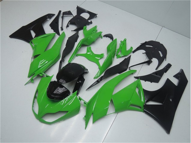 Green Black 2009-2012 Kawasaki ZX6R Motorcycle Bodywork Green Black 2009-2012 Kawasaki ZX6R Motorcycle Bodywork