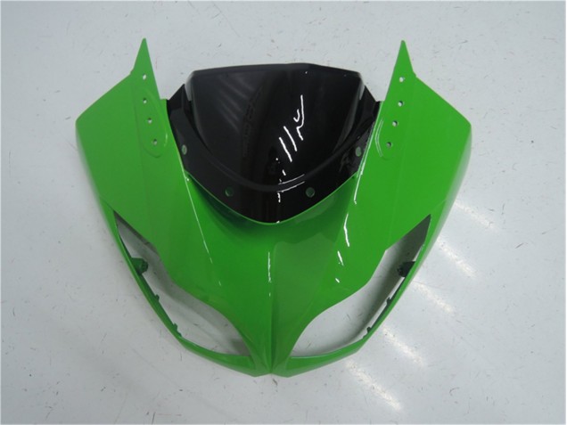 Green Black 2009-2012 Kawasaki ZX6R Motorcycle Bodywork Green Black 2009-2012 Kawasaki ZX6R Motorcycle Bodywork