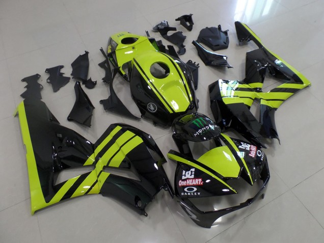 Green Black 2013-2021 Honda CBR600RR Motorcycle Fairings