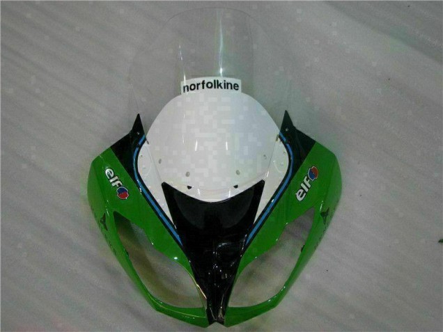 Green Black LeoVince 2009-2012 Kawasaki ZX6R Motorcycle Fairings Green Black LeoVince 2009-2012 Kawasaki ZX6R Motorcycle Fairings