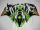 Green Black Red 2009-2012 Kawasaki ZX6R Motorcycle Fairings Green Black Red 2009-2012 Kawasaki ZX6R Motorcycle Fairings