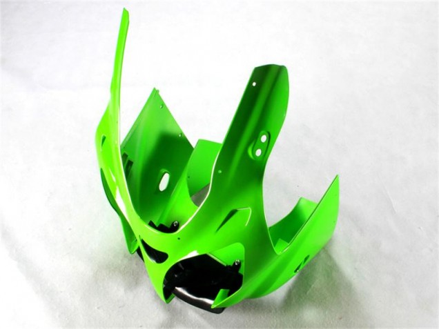 Green Black White 2000-2002 Kawasaki ZX6R Motorcycle Fairings Green Black White 2000-2002 Kawasaki ZX6R Motorcycle Fairings
