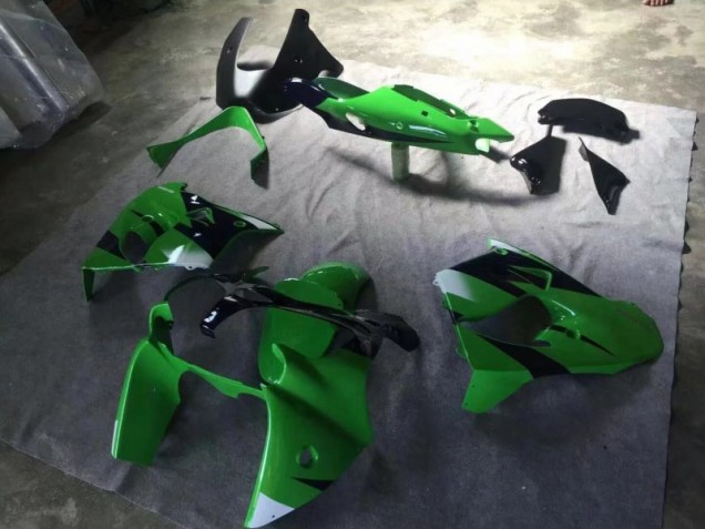 Green Matte Black Ink Blue 2000-2001 Kawasaki ZX9R Motorcycle Fairings Green Matte Black Ink Blue 2000-2001 Kawasaki ZX9R Motorcycle Fairings