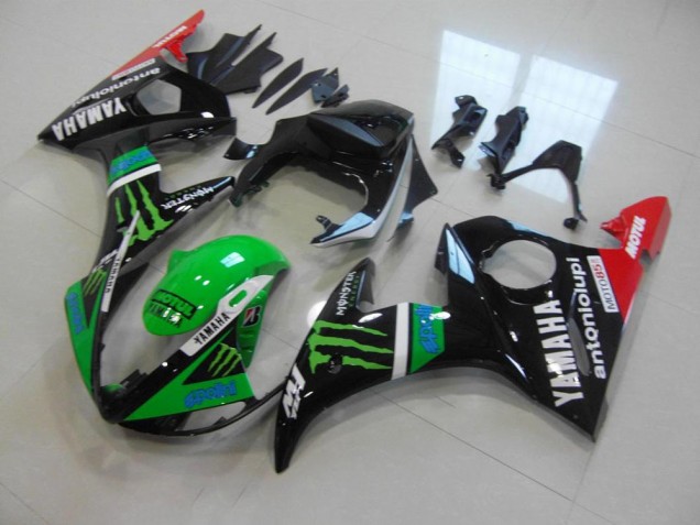 Green Monster 2003-2005 Yamaha YZF R6 Motorcycle Fairings Green Monster 2003-2005 Yamaha YZF R6 Motorcycle Fairings