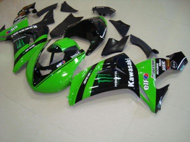 Green Monster Race 2006-2007 Kawasaki ZX10R Motorcycle Fairings