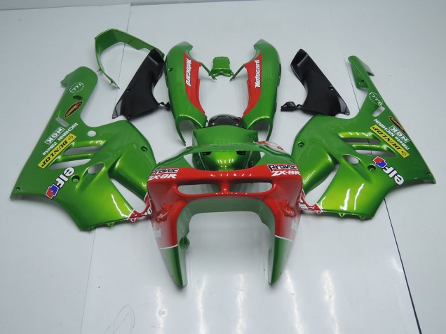 Green Red 1994-1997 Kawasaki ZX9R Motorcycle Fairings Green Red 1994-1997 Kawasaki ZX9R Motorcycle Fairings