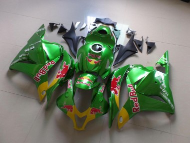 Green Red Bull 2009-2012 Honda CBR600RR Motorcycle Fairings