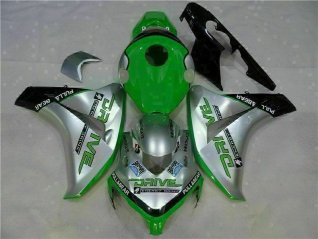 Green Silver 2008-2011 Honda CBR1000RR Motorcycle Fairings Green Silver 2008-2011 Honda CBR1000RR Motorcycle Fairings
