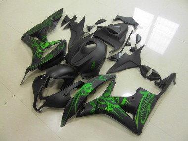 Green Skull 2007-2008 Honda CBR600RR Motorcycle Fairings